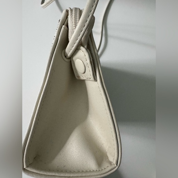 Whiting & Davis Vintage Cream Mesh Crossbody / Clutch purse - Picture 9 of 15